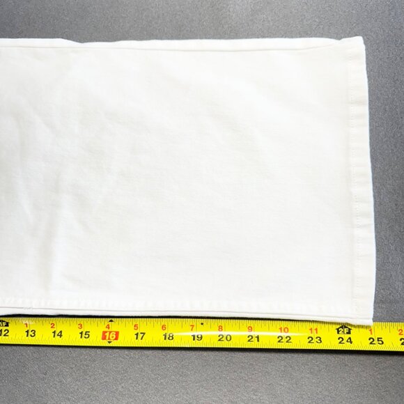 Vigoss Women's Stretch High Rise Straight Leg Belted Ivory Jeans Size 15/32 NWT - Picture 10 of 11